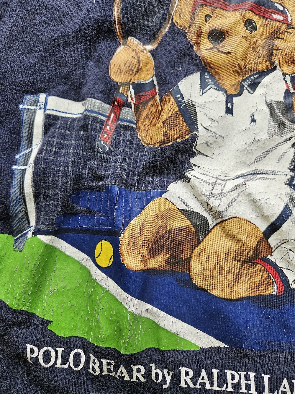 Ralph Lauren Polo Bear Navy Kids Tshirt - Picture 2 of 5